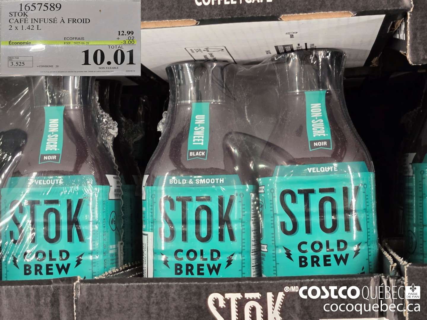 16575389 STOK CAFE INFUSE A FROID  ($3.00 INSTANT SAVINGS EXPIRES ON 2025-06-29) $10.01