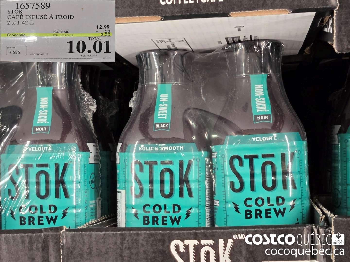 16575389 STOK CAFE INFUSE A FROID  ($3.00 INSTANT SAVINGS EXPIRES ON 2025-06-29) $10.01