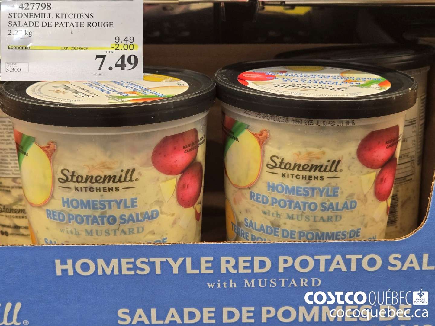 4277798 STONEMILL KITCHENS SALADE DE PATATE ROUGE  ($2.00 INSTANT SAVINGS EXPIRES ON 2025-06-29) $7.49
