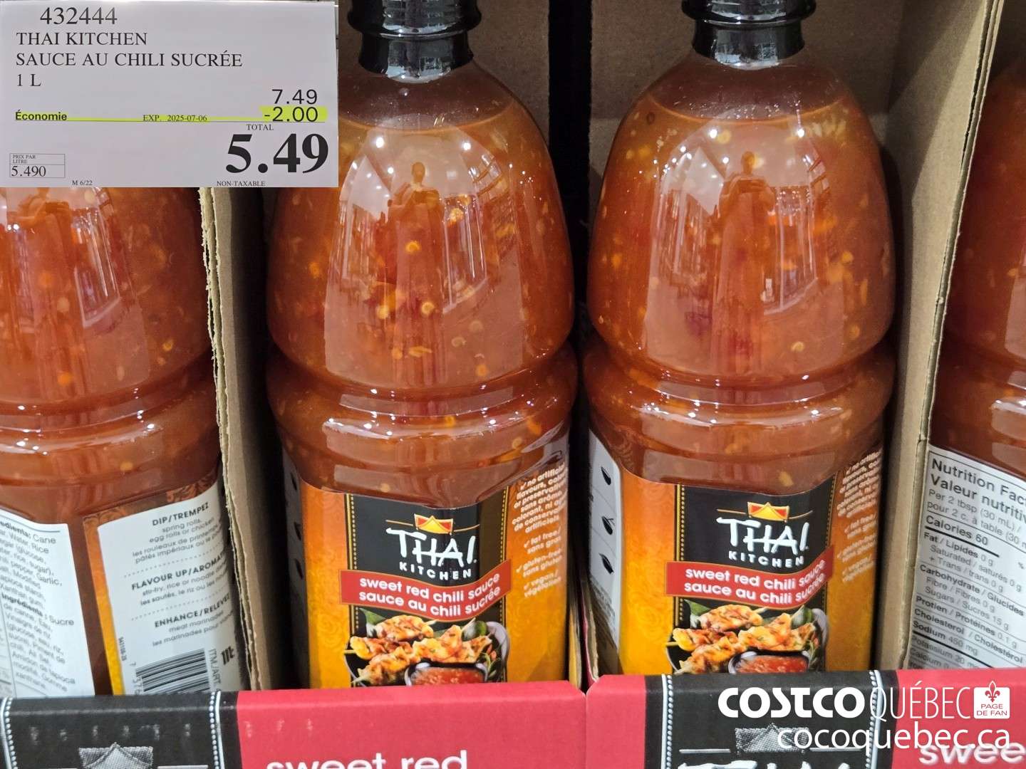 432444 THAI KITCHEN SAUCE AU CHILI SUCREF  ($2.00 INSTANT SAVINGS EXPIRES ON 2025-07-06) $5.49