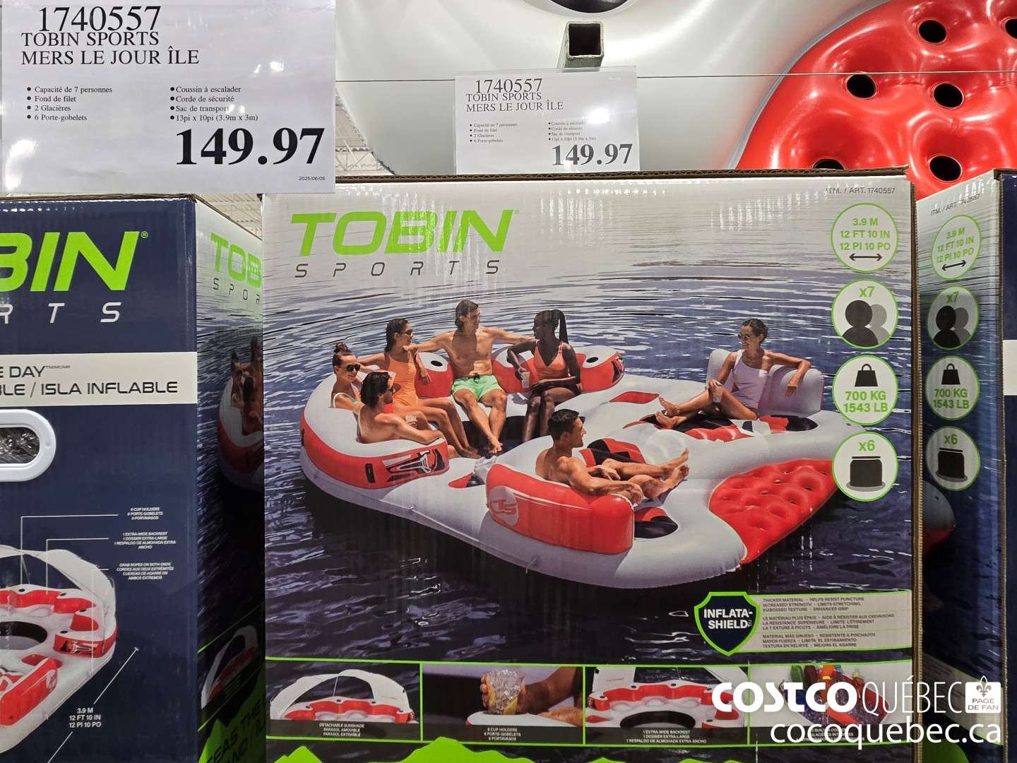 1740557 TOBIN SPORTS | MERS LE JOUR ILE  $149.97