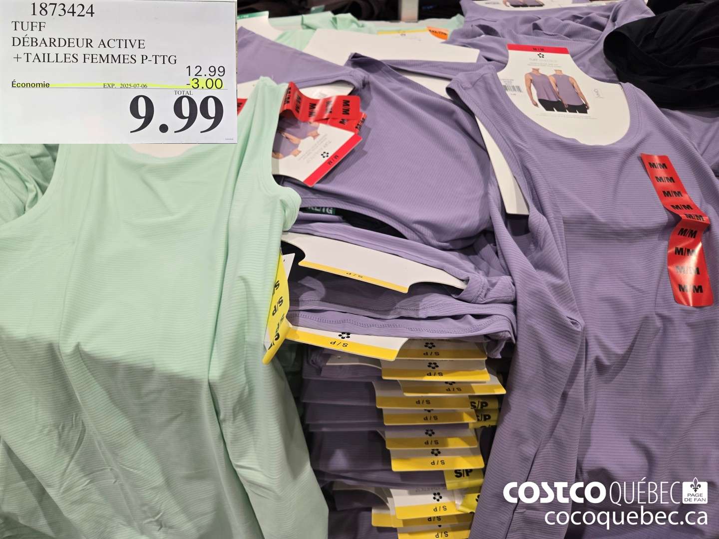 1873424 TUFF DEBARDEUR ACTIVE  ($3.00 INSTANT SAVINGS EXPIRES ON 2025-07-06) $9.99