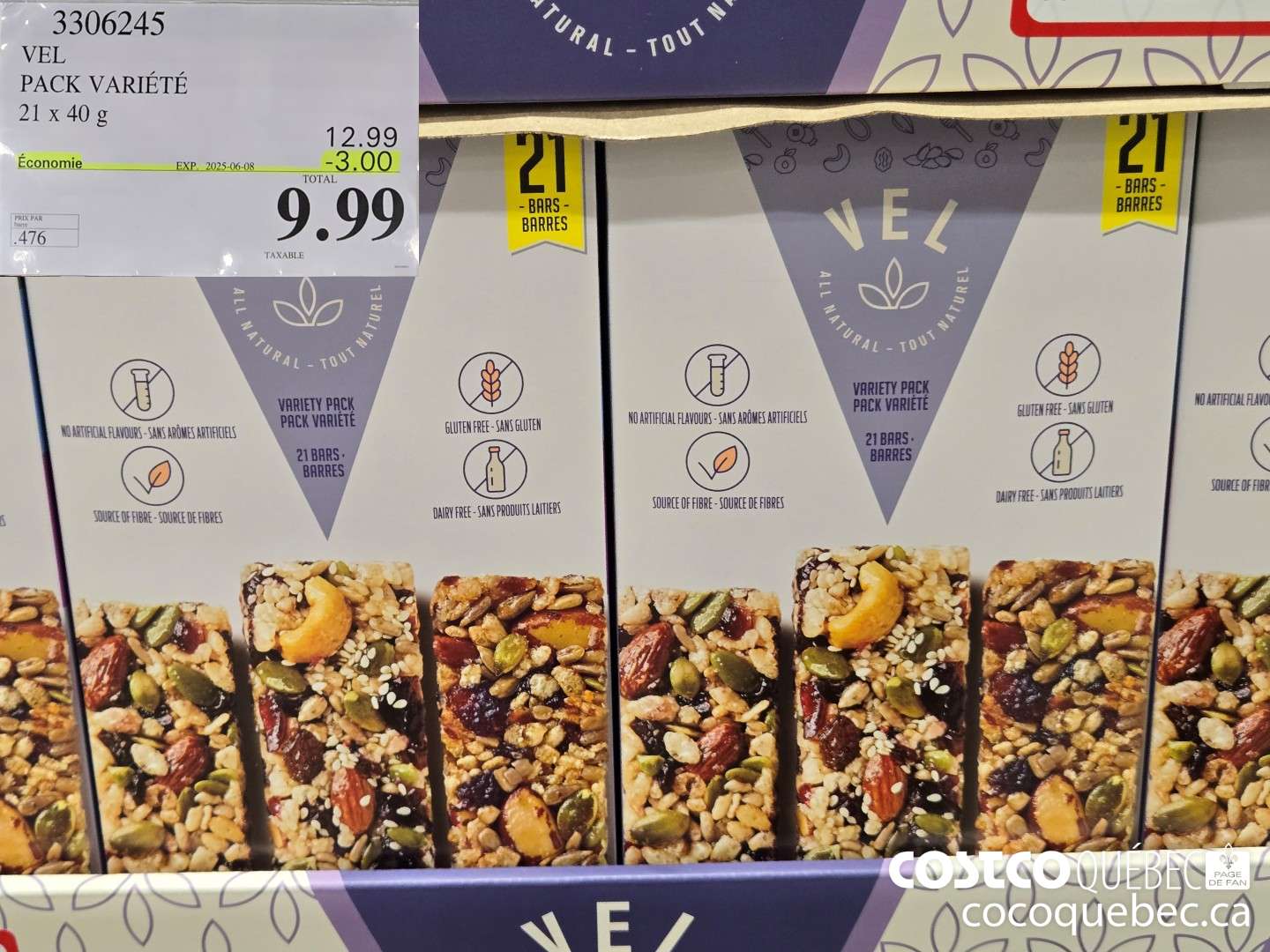 3306245 VEL PACK VARIETE 21x 40G  ($3.00 INSTANT SAVINGS EXPIRES ON 2025-06-08) $9.99