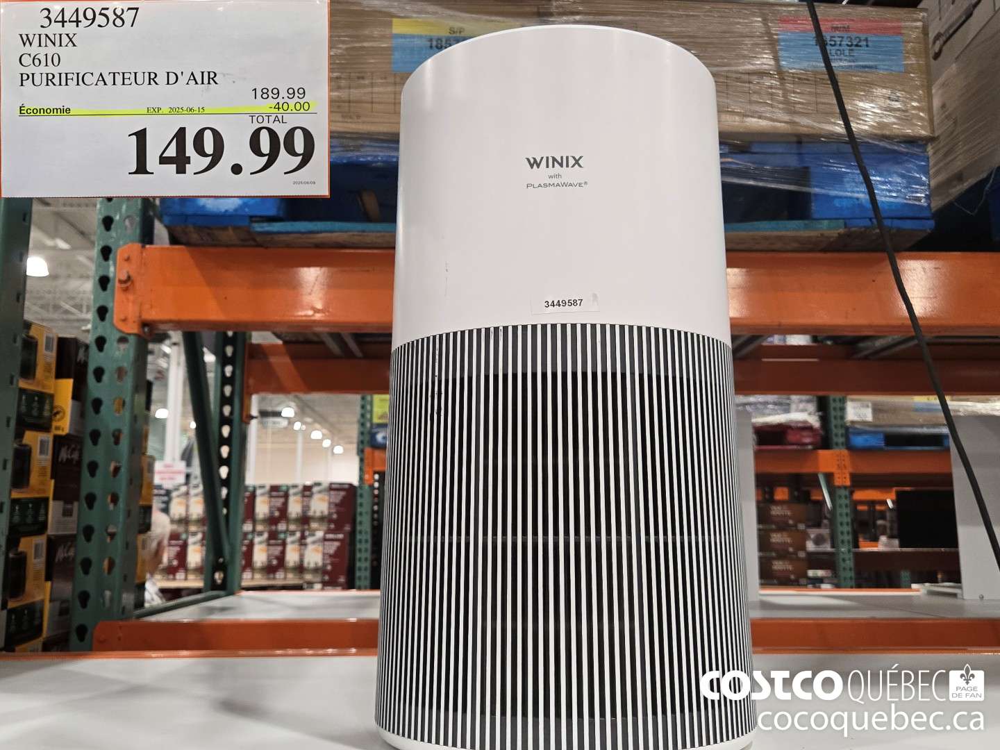3449587 WINIX C 610  ($40.00 INSTANT SAVINGS EXPIRES ON 2025-06-15) $149.99