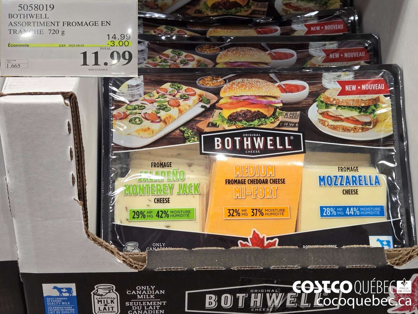 5058019 BOTHWELL ASSORTIMENT FROMAGE EN  ($3.00 INSTANT SAVINGS EXPIRES ON 2025-08-03) $11.99