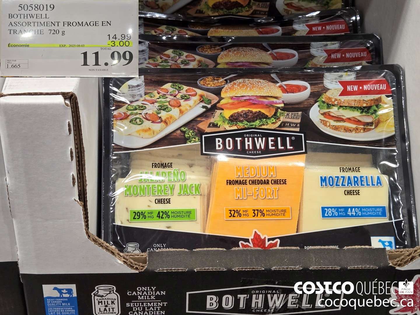5058019 BOTHWELL ASSORTIMENT FROMAGE EN  ($3.00 INSTANT SAVINGS EXPIRES ON 2025-08-03) $11.99