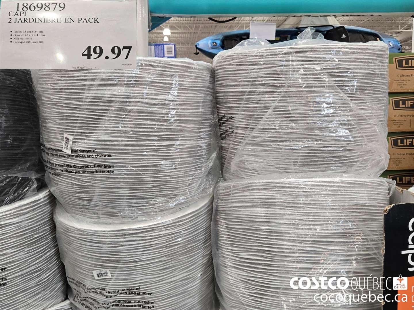 1869879 CAPI 2 JARDINIERE EN PACK  $49.97