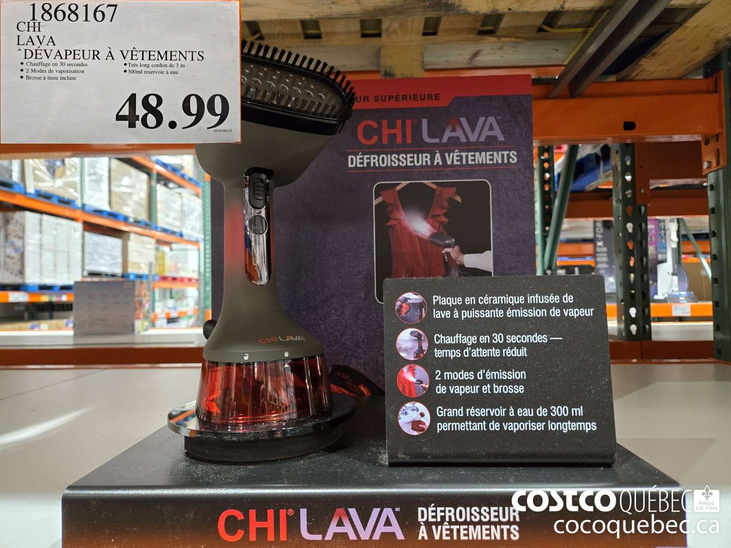 1868167 CHI CAVA “DEVAPEUR A VETEMENTS  $48.99