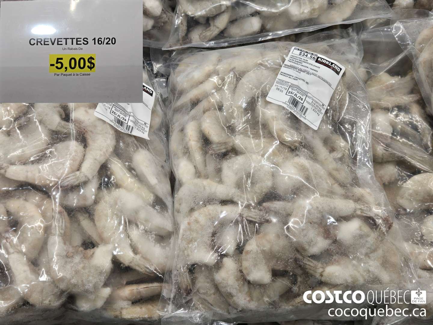 27363 CREVETTES 16/20  ($5.00 INSTANT SAVINGS)