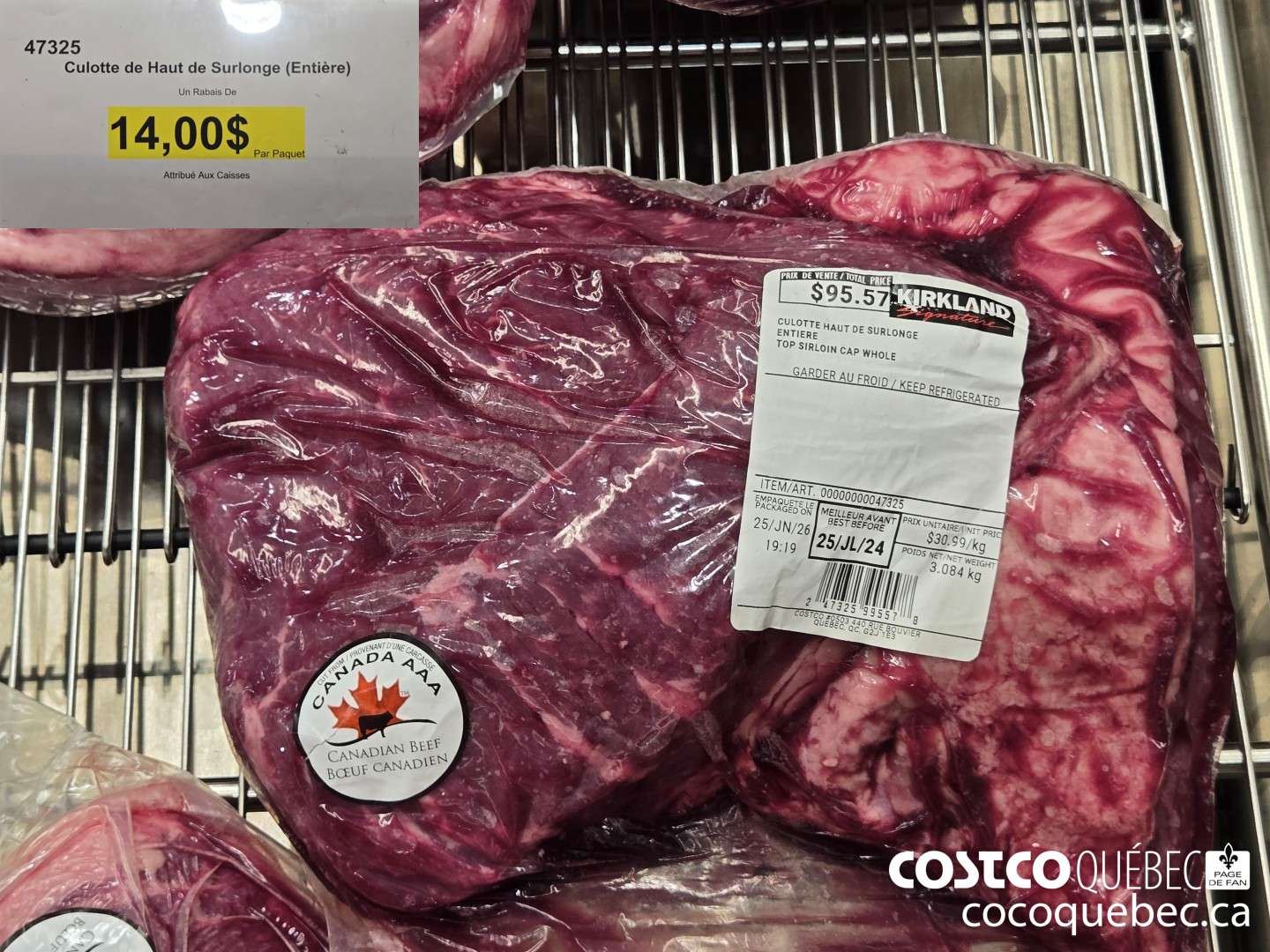 47325 Culotte de Haut de Surlonge (Entiére) ($14.00 INSTANT SAVINGS)