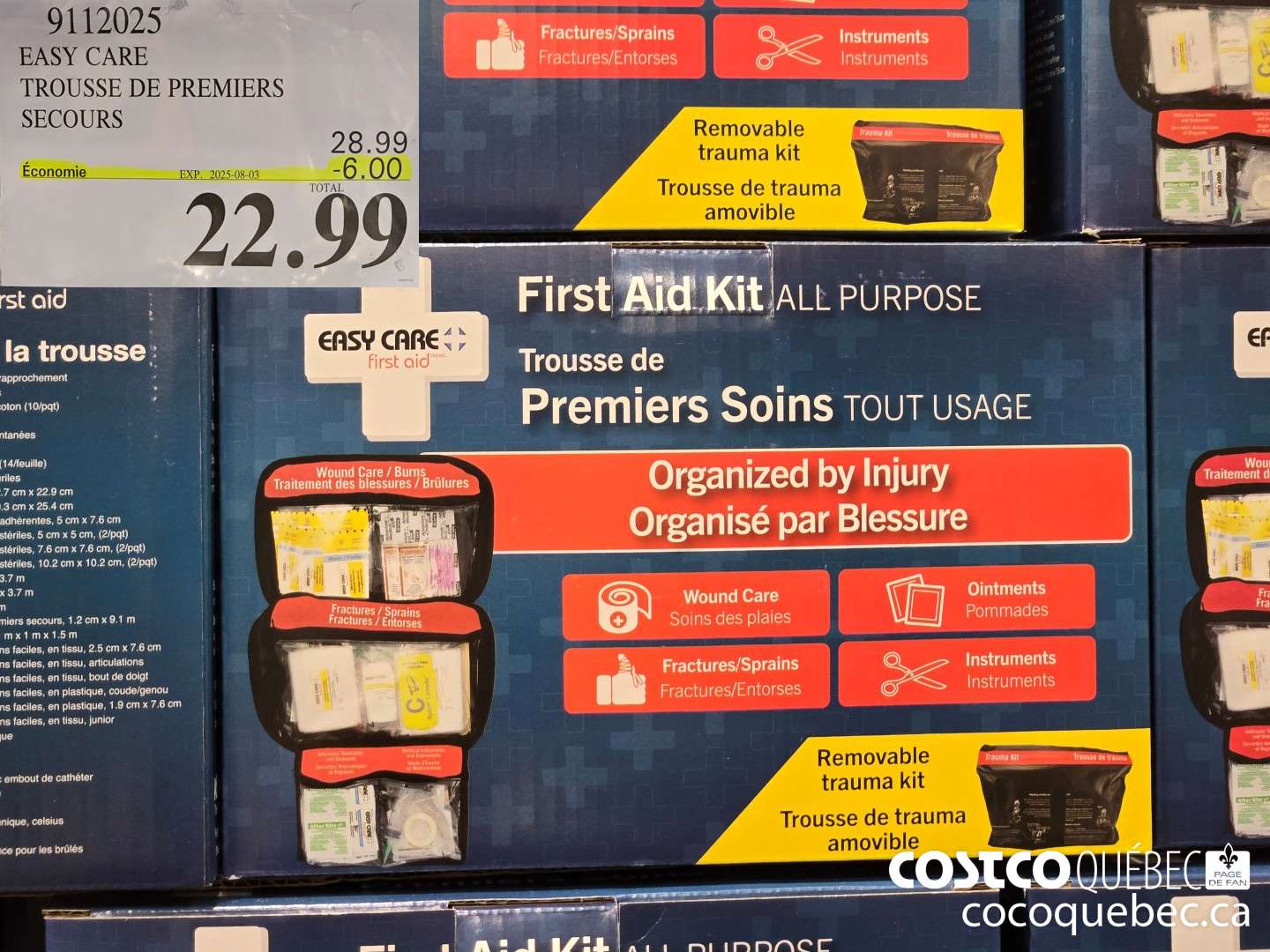 9112025 EASY CARE TROUSSE DE PREMIERS  ($6.00 INSTANT SAVINGS EXPIRES ON 2025-08-03) $22.99