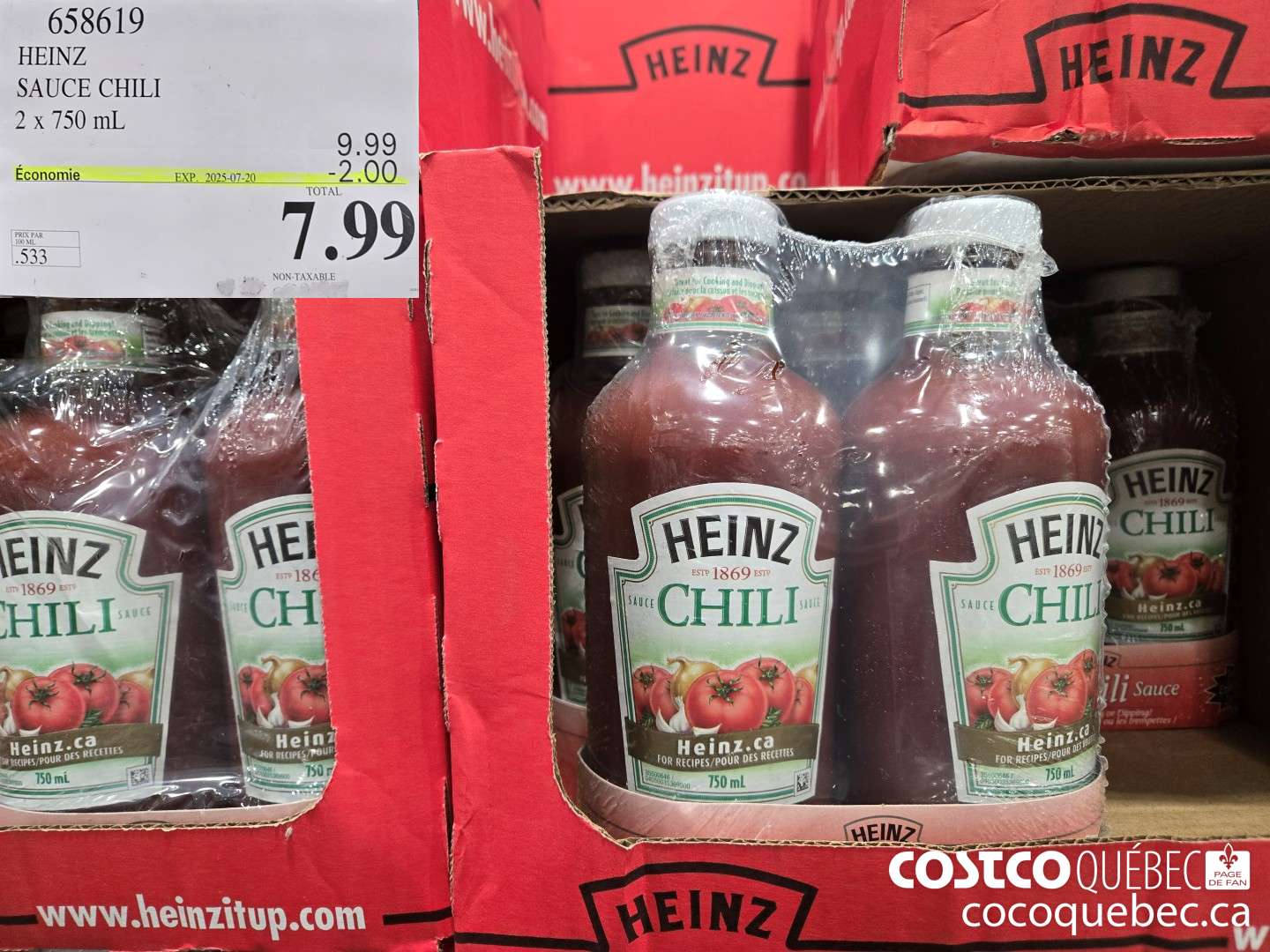 658619 HEINZ SAUCE CHILI  ($2.00 INSTANT SAVINGS EXPIRES ON 2025-07-20) $7.99