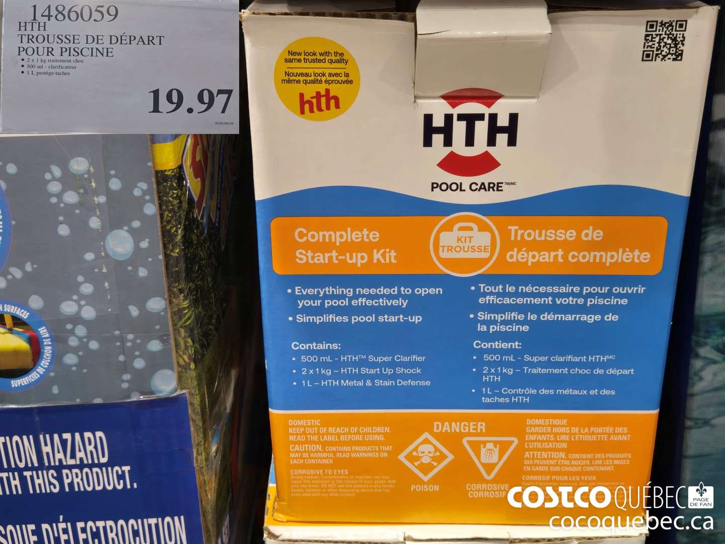 1486059 HTH TROUSSE DE DEPART POUR PISCINE  $19.97