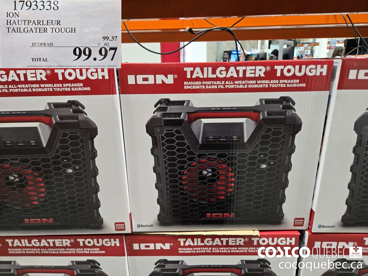 1793338 ION HAUTPARLEUR TAILGATER TOUGH  $99.97