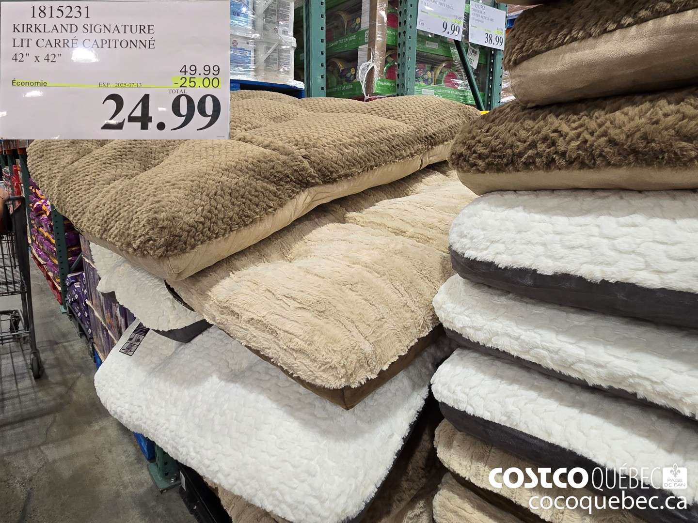 1815231 KIRKLAND SIGNATURE LIT CARRE CAPITONNE  ($24.00 INSTANT SAVINGS EXPIRES ON 2025-07-13) $24.99