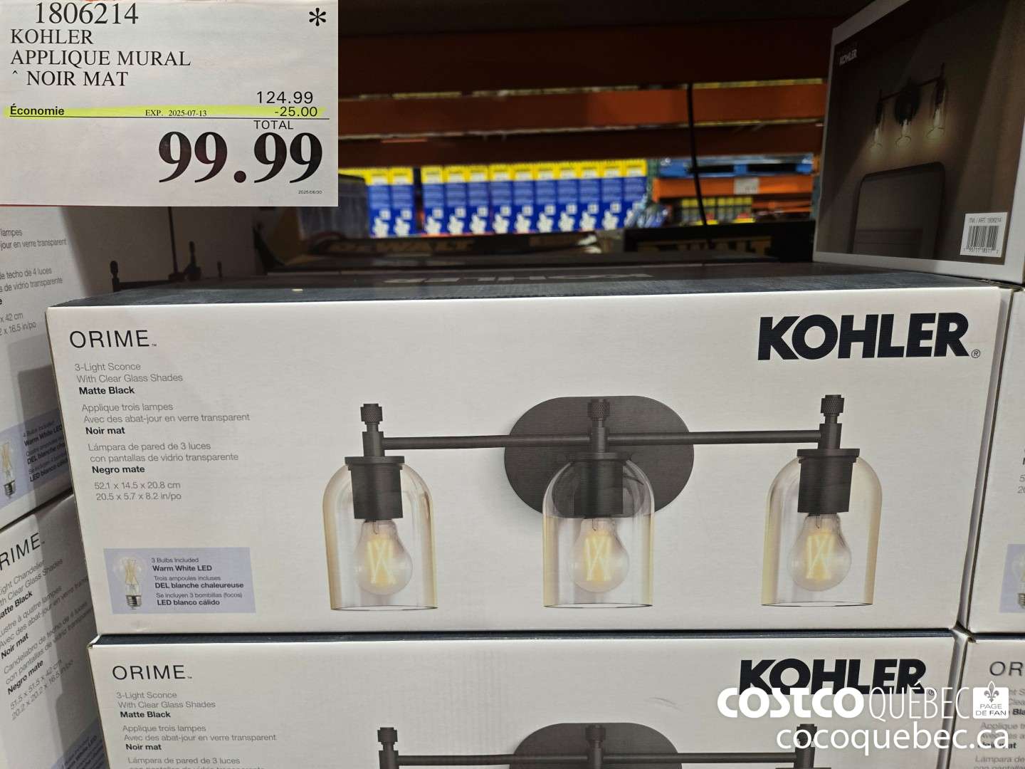 1806214 KOHLER APPLIQUE MURAL * NOIR MAT  ($25.00 INSTANT SAVINGS EXPIRES ON 2025-07-13) $99.99