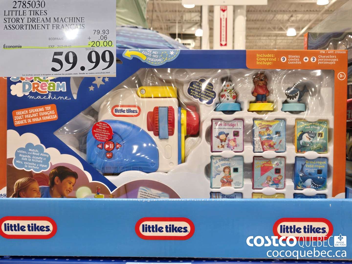 2785030 LITTLE TIKES STORY DREAM MACHINE ASSORTIMENT FRANCAIS 20.00 OFF (EXPIRES ON 2025-08-03) $59.99