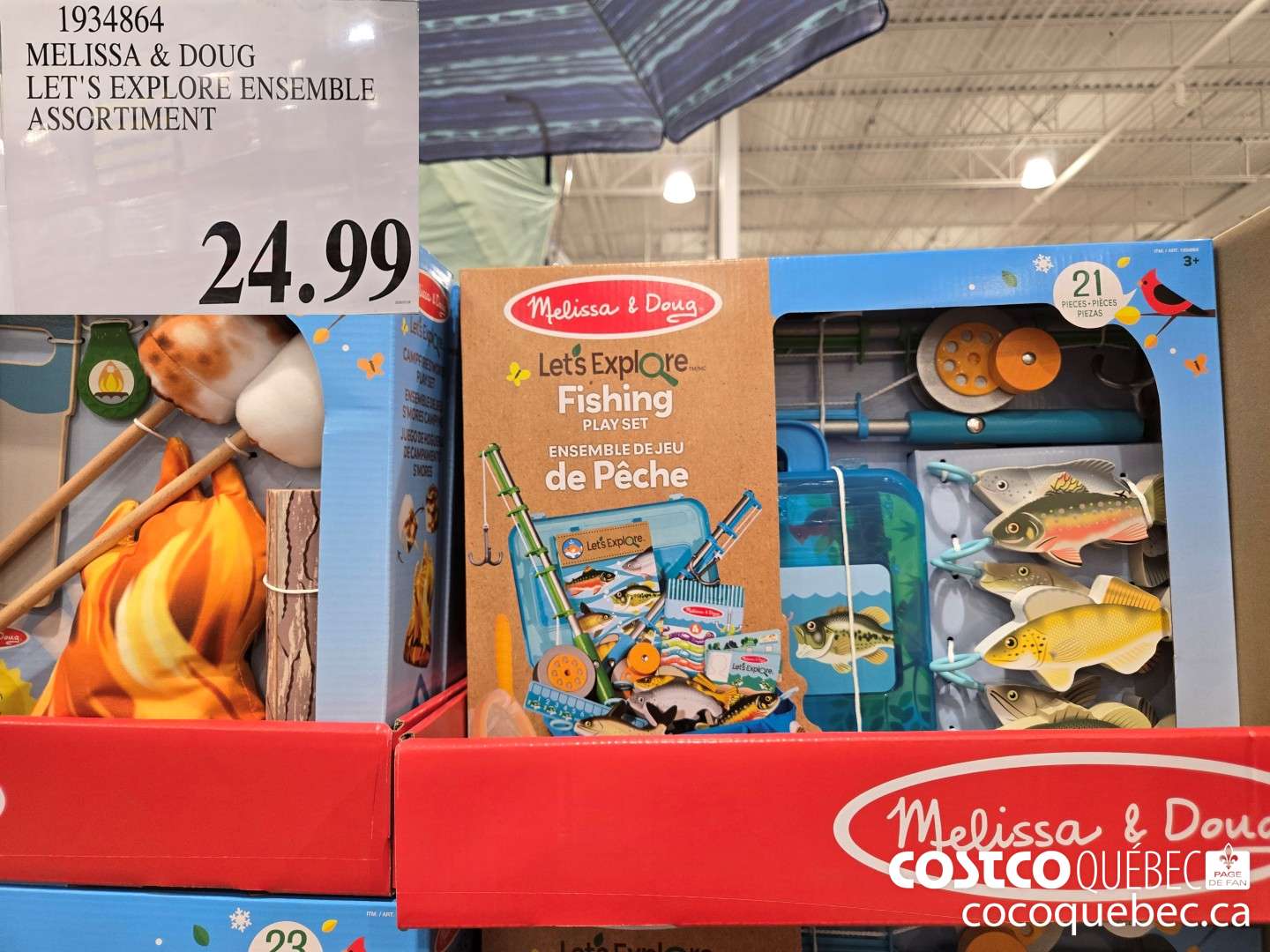 1934864 MELISSA & DOUG LET'S EXPLORE ENSEMBLE ASSORTIMENT  $24.99