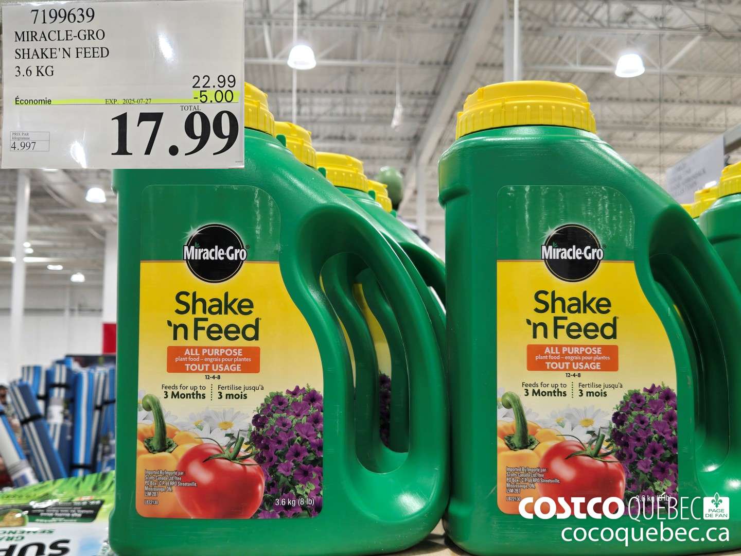 7199639 MIRACLE-GRO SHAKE'N FEED  ($5.00 INSTANT SAVINGS EXPIRES ON 2025-07-27) $17.99