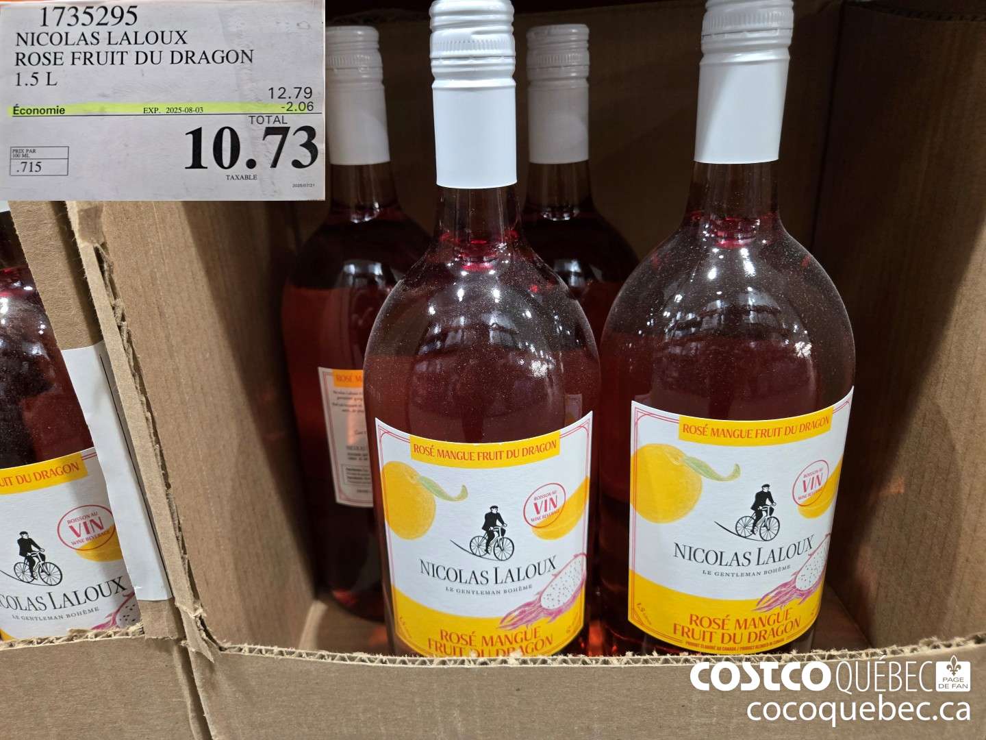 1735295 NICOLAS LALOUX ROSE FRUIT DU DRAGON  ($2.06 INSTANT SAVINGS EXPIRES ON 2025-05-18) $10.73