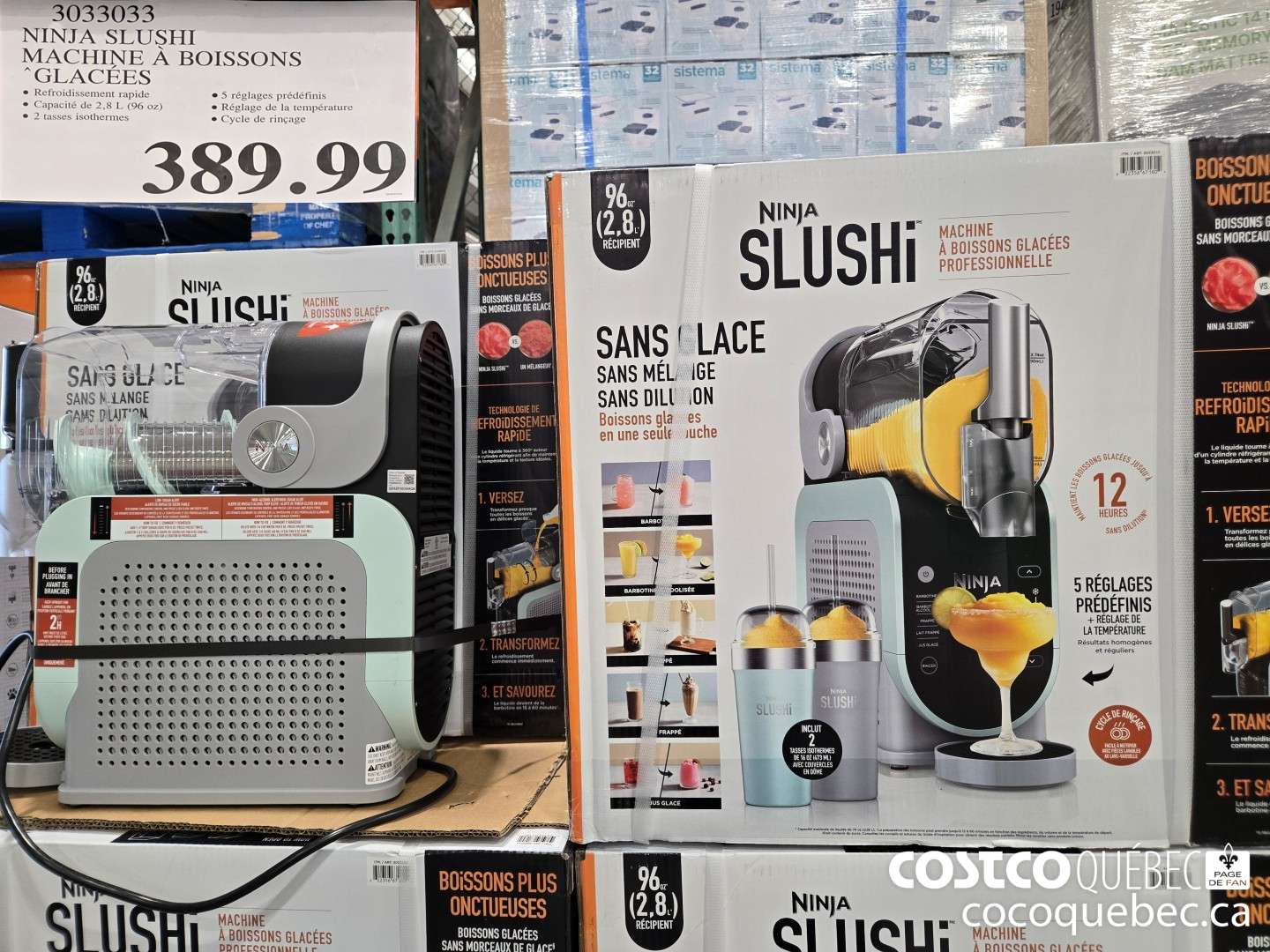 3033033 NINJA SLUSH MACHINE A BOISSONS *“GLACEES  $389.99