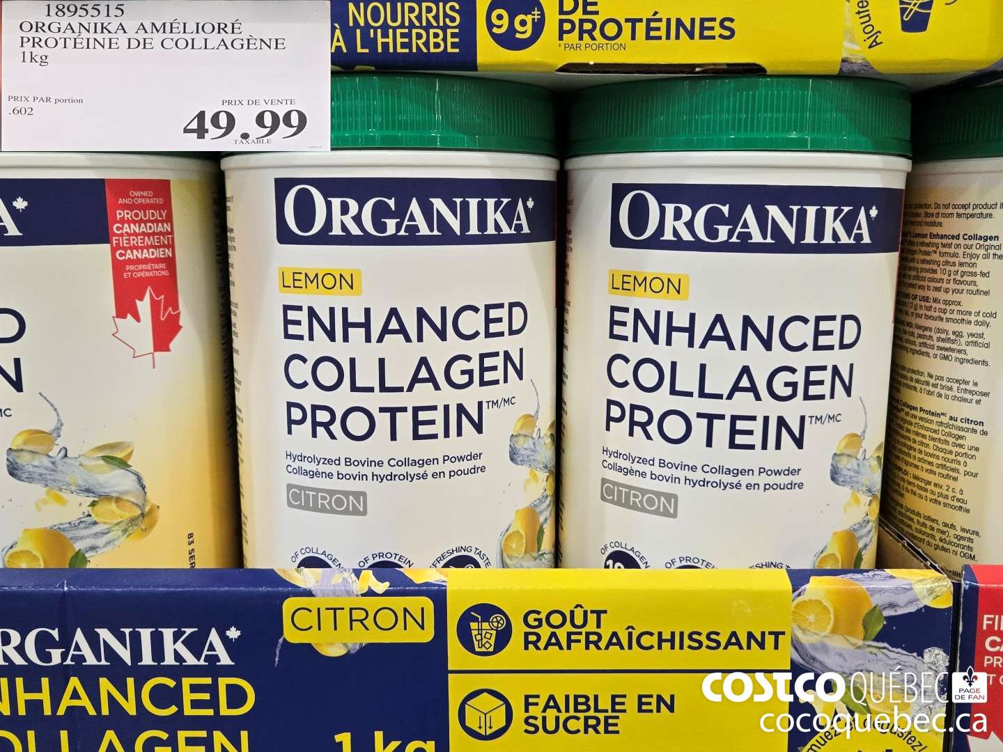 1895515 ORGANIKA AMELIORE PROTEINE DE COLLAGENE  $49.99