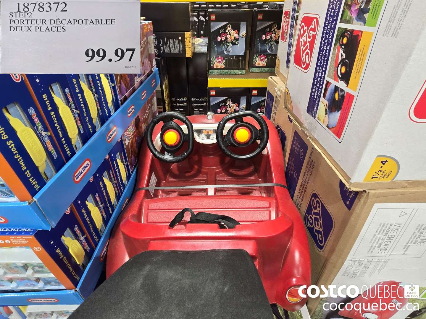 1878372 PORTEUR DECAPOTABLEE DEUX PLACES  $99.97