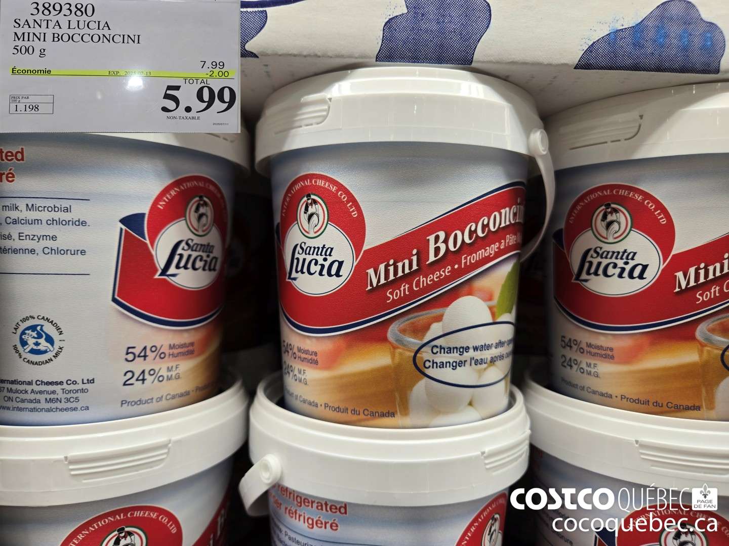 389380 SANTA LUCIA MINI BOCCONCINI ($2.00 INSTANT SAVINGS EXPIRES ON 2025-07-13) $5.99