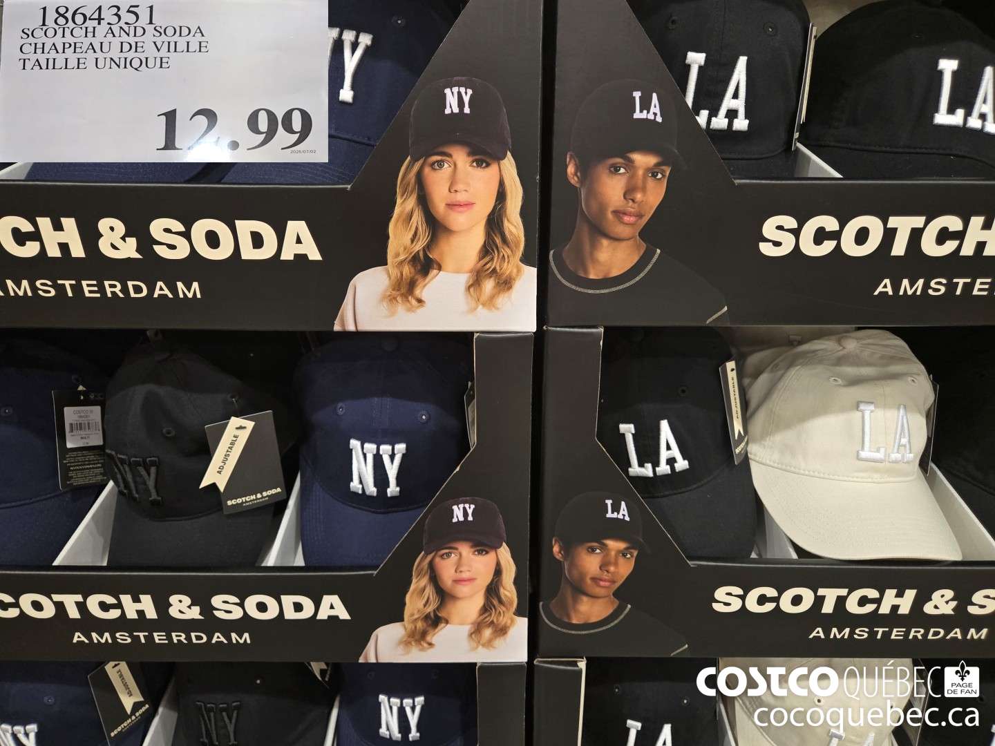 1864351 SCOTCH AND SODA CHAPEAU DE VILLE TAILLE UNIQUE  $12.99