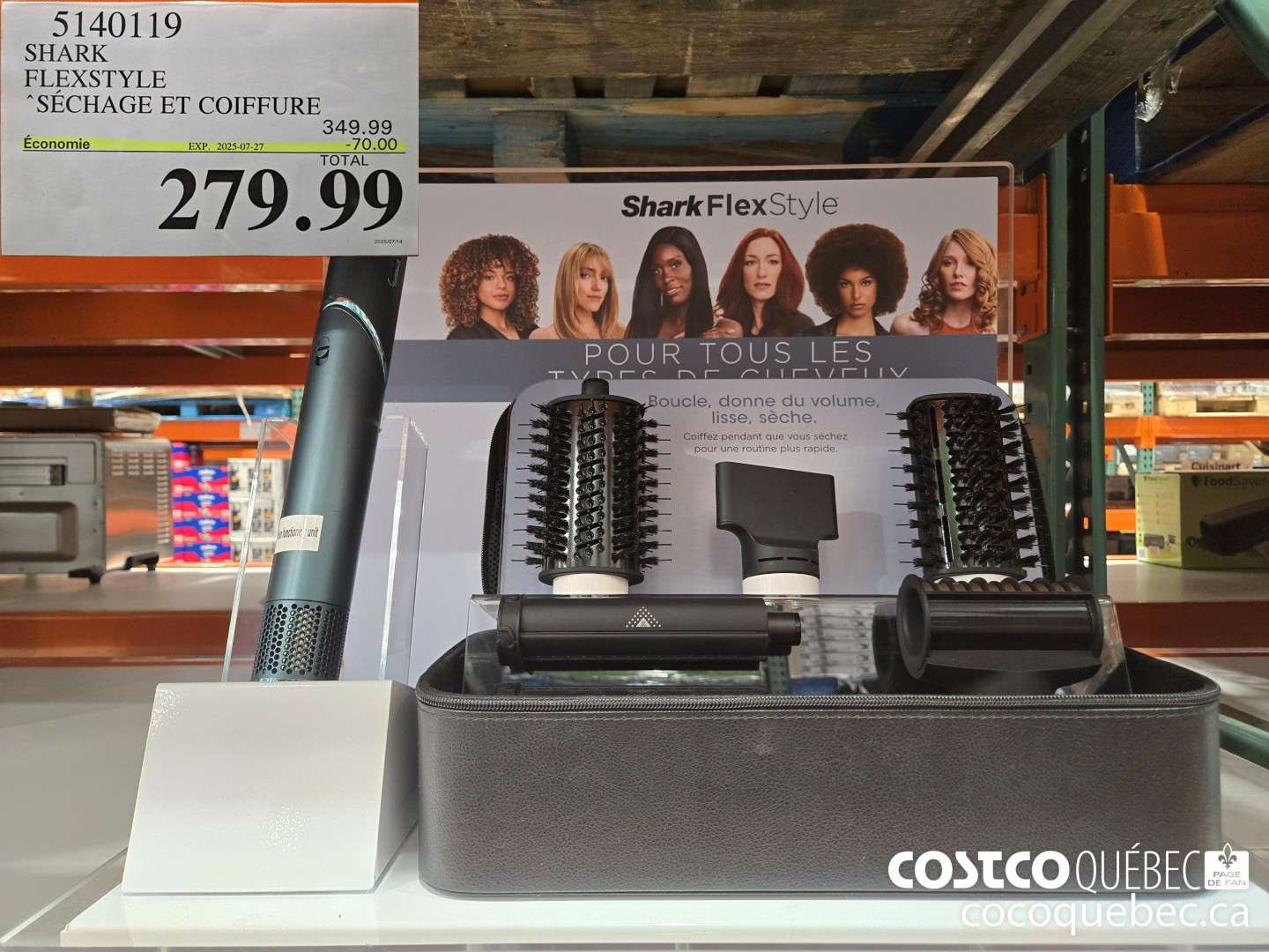 5140119 SHARK FLEXSTYLE SECHAGE ET COIFFURE  ($70.00 INSTANT SAVINGS EXPIRES ON 2025-07-27) $279.99