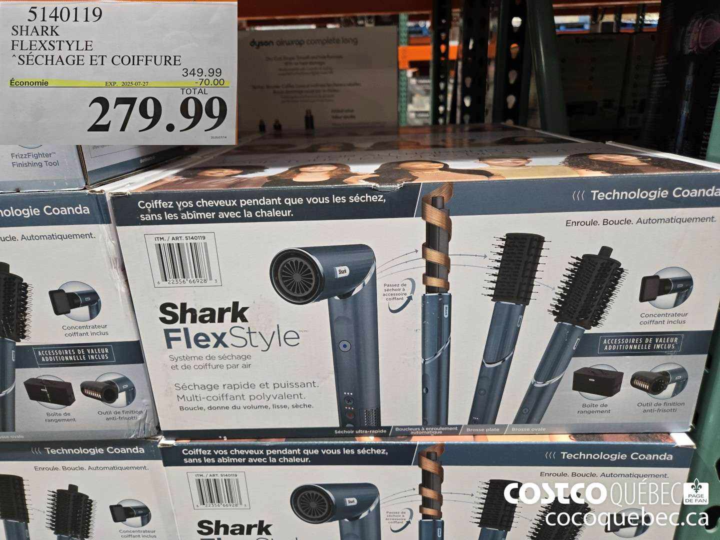 5140119 SHARK FLEXSTYLE SECHAGE ET COIFFURE  ($70.00 INSTANT SAVINGS EXPIRES ON 2025-07-27) $279.99