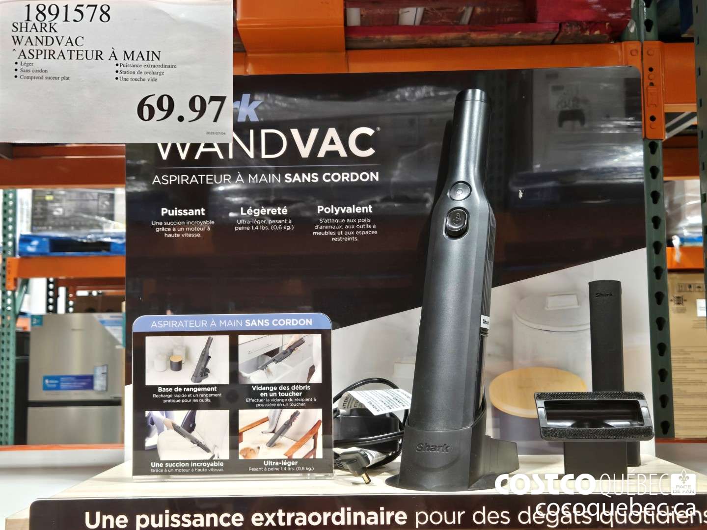 13891578 SHARK WANDVAC TERA A MAIN |  $69.97