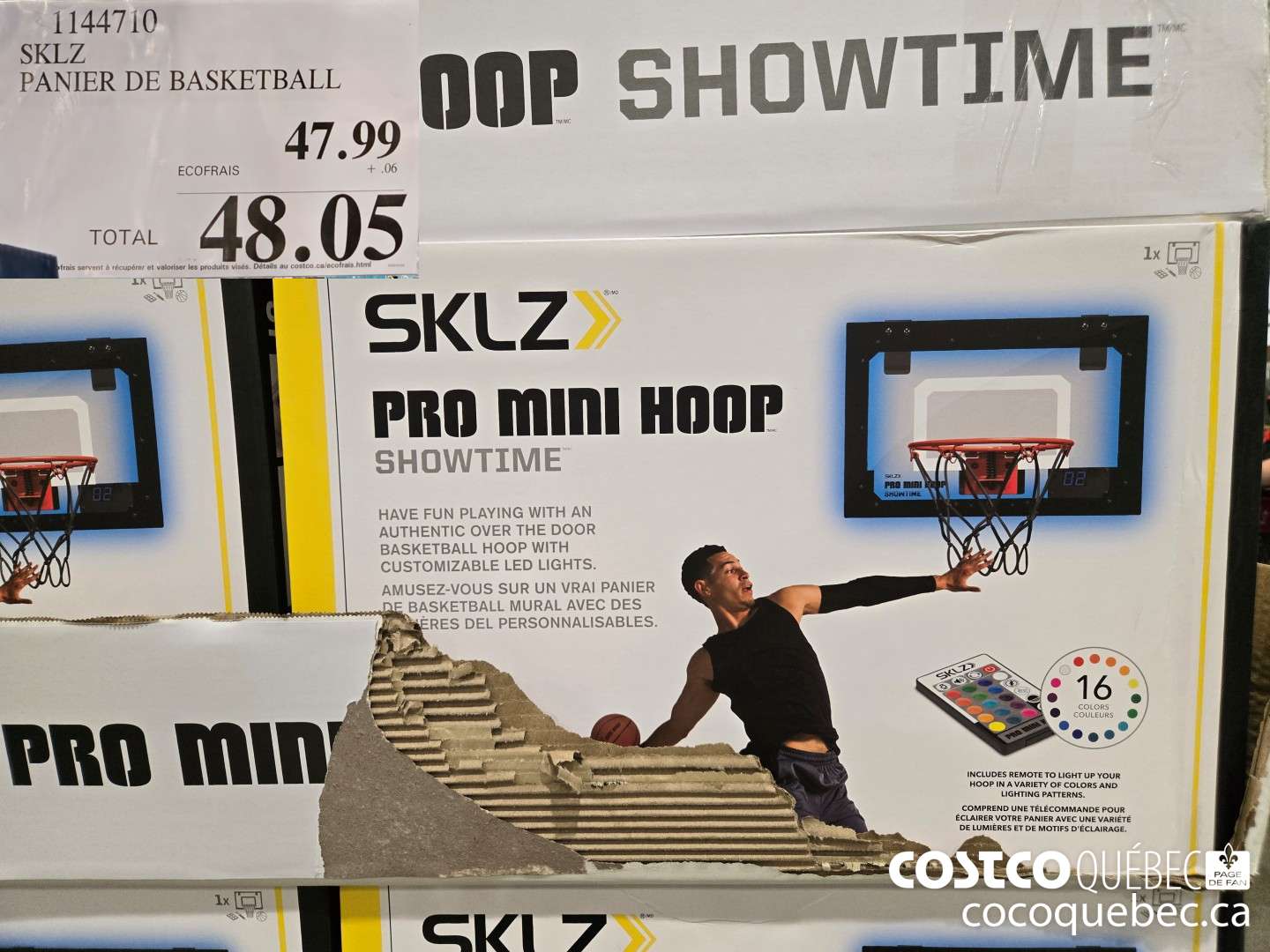 1144710 SISLZ PANIER DE BASKETBALL  $48.05