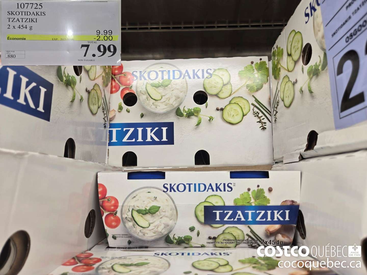 107725 SKOTIDAKIS TZATZIKI ($2.00 INSTANT SAVINGS EXPIRES ON 2025-07-06) $7.99