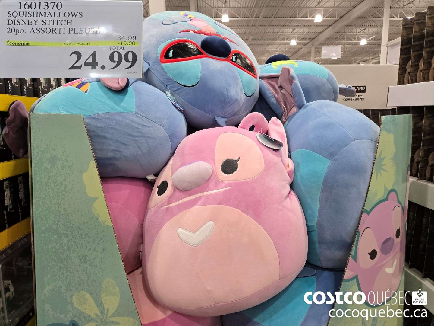 1601370 SQUISHMA! LOWS DISNEY STITCH  ($10.00 INSTANT SAVINGS EXPIRES ON 2025-07-13) $24.99