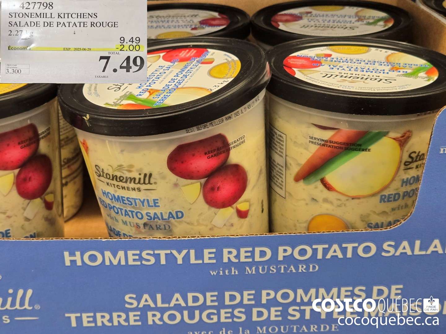 4127798 STONEMILL KITCHENS SALADE DE PATATE ROUGE  ($2.00 INSTANT SAVINGS EXPIRES ON 2025-06-29) $7.49