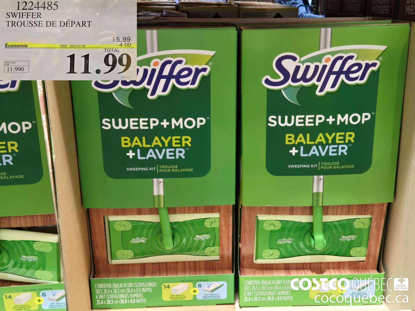 1224485 SWIFFER TROUSSE POUR BALAYAGE ($4.00 INSTANT SAVINGS EXPIRES ON 2025-07-20) $11.99