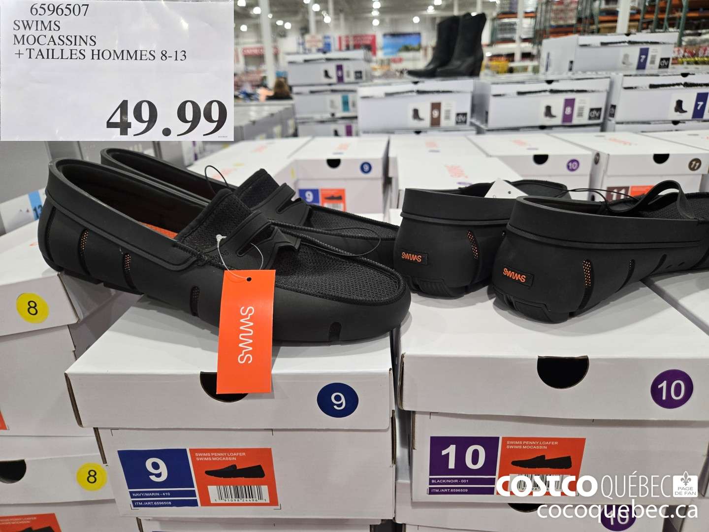 6596507 SWIMS MOCASSINS TAILLES HOMMES 8-13  $49.99