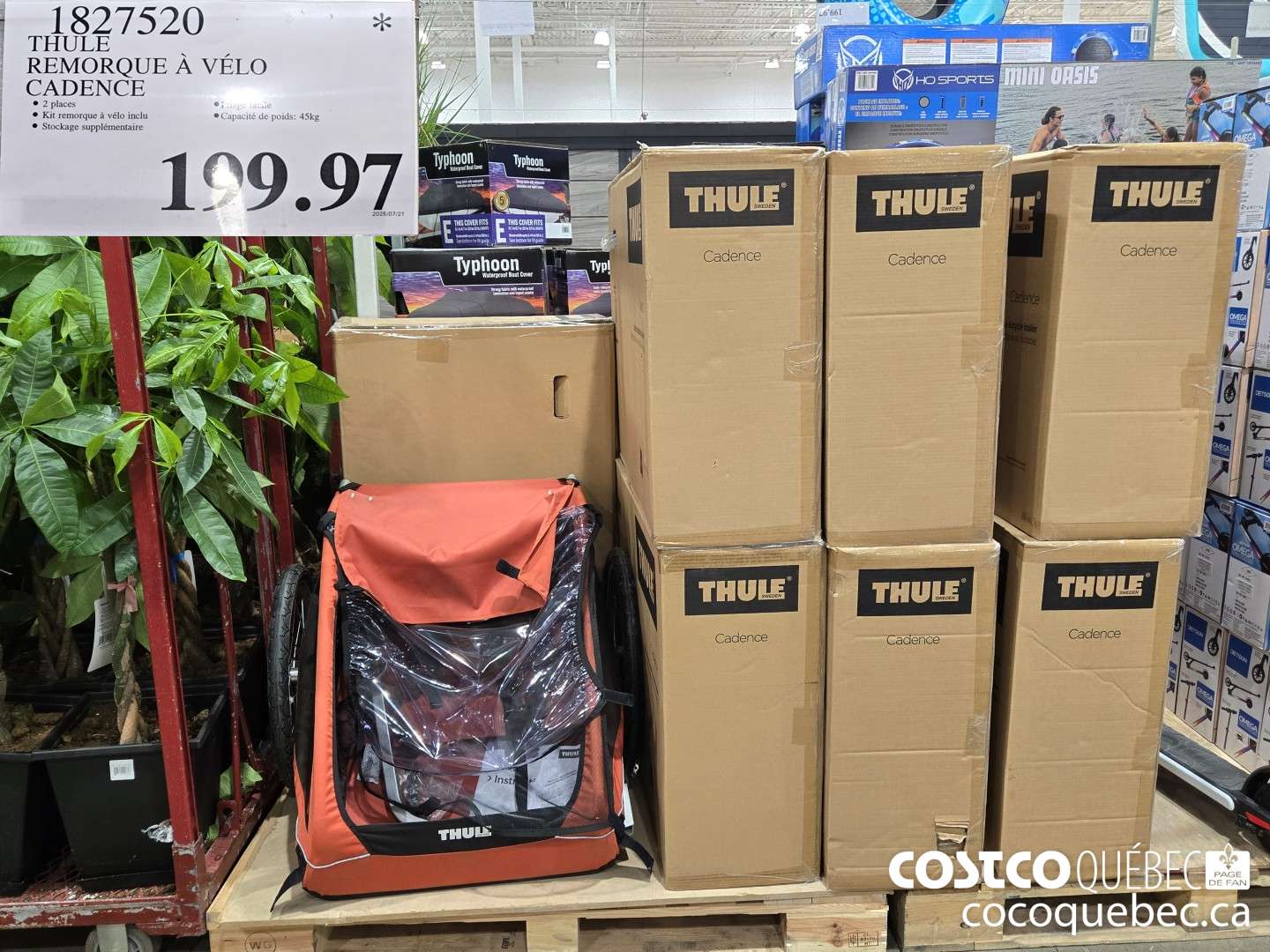 1827520 THULE REMORQUE A VELO CADENCE  $199.97