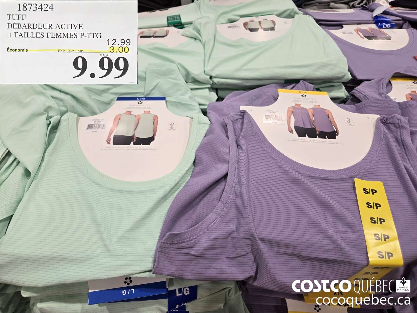 1873424 TUFF DEBARDEUR ACTIVE  ($3.00 INSTANT SAVINGS EXPIRES ON 2025-07-06) $9.99