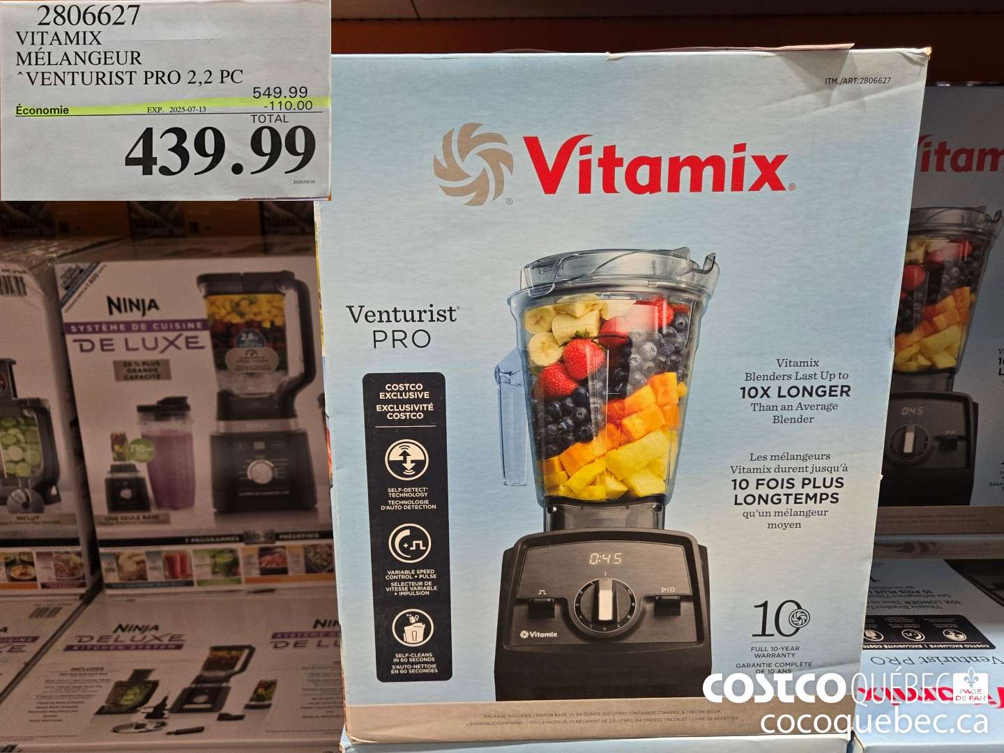 2806627 VITAMIX MELANGEUR VENTURIST PRO  ($110.00 INSTANT SAVINGS EXPIRES ON 2025-07-13) $439.99