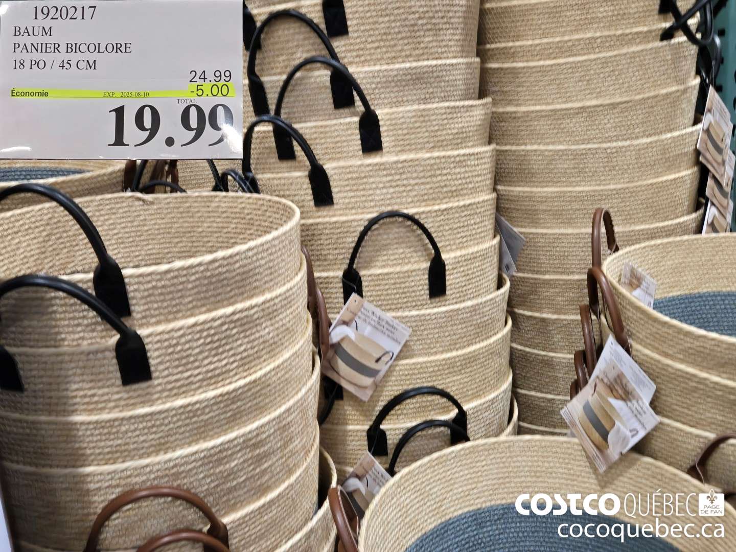 1920217 BAUM PANIER BICOLORE 18 PO  ($5.00 INSTANT SAVINGS EXPIRES ON 2025-08-31) $19.99