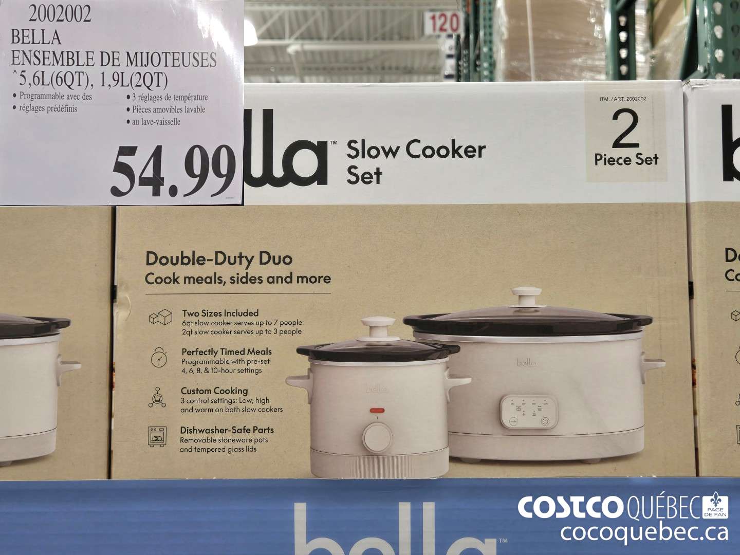 2002002 BELLA MIJOTEUSES  $54.99