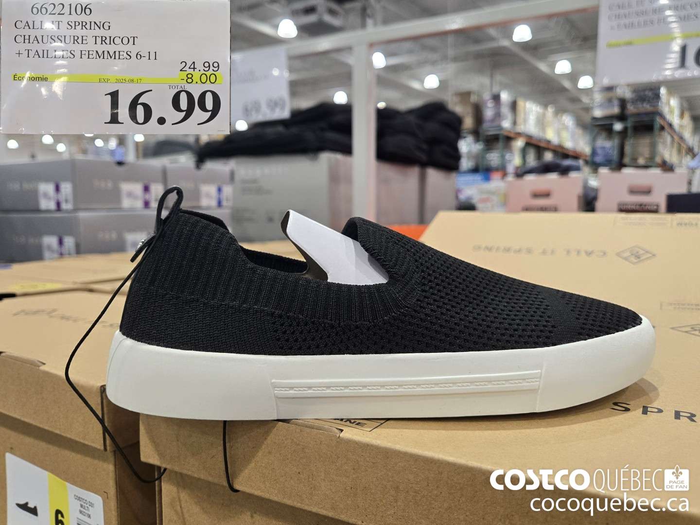 6622106 CALL IT SPRING CHAUSSURE TRICOT +TAILLES FEMMES 6-11 025-08-17  ($8.00 INSTANT SAVINGS) $16.99