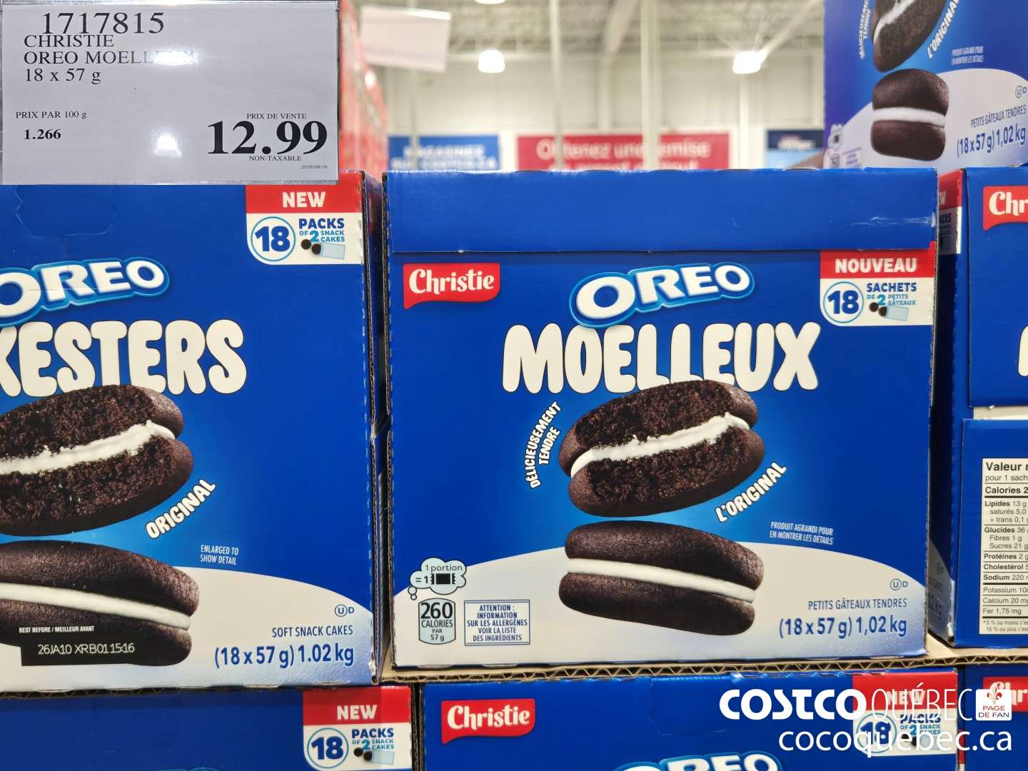 1717815 CHRISTIE OREO MOELLEUX  $12.99