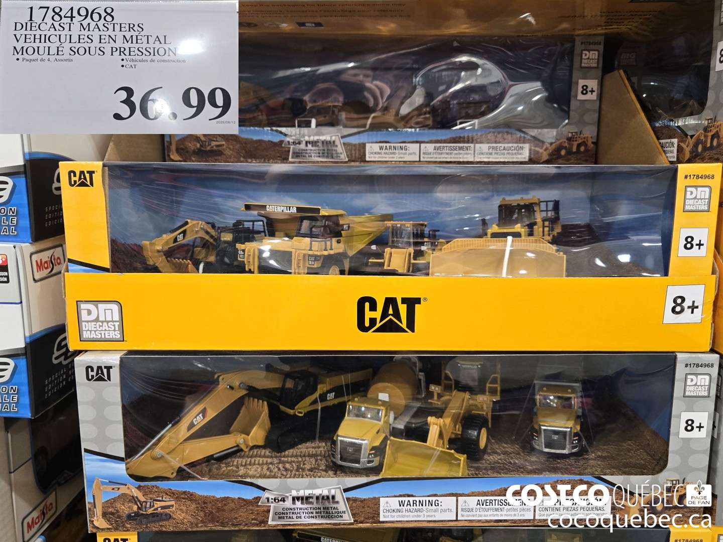 1784968 DIECAST MASTERS VEHICULES EN METAL MOULE SOUS PRESSION  $36.99