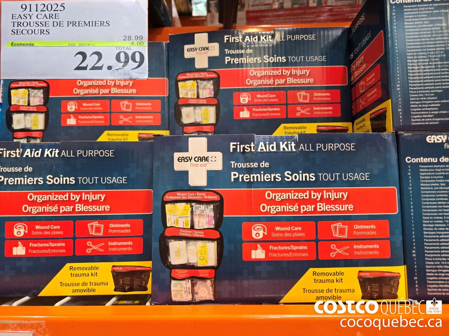 9112025 EASY CARE TROUSSE DE PREMIERS  ($6.00 INSTANT SAVINGS EXPIRES ON 2025-08-31) $22.99