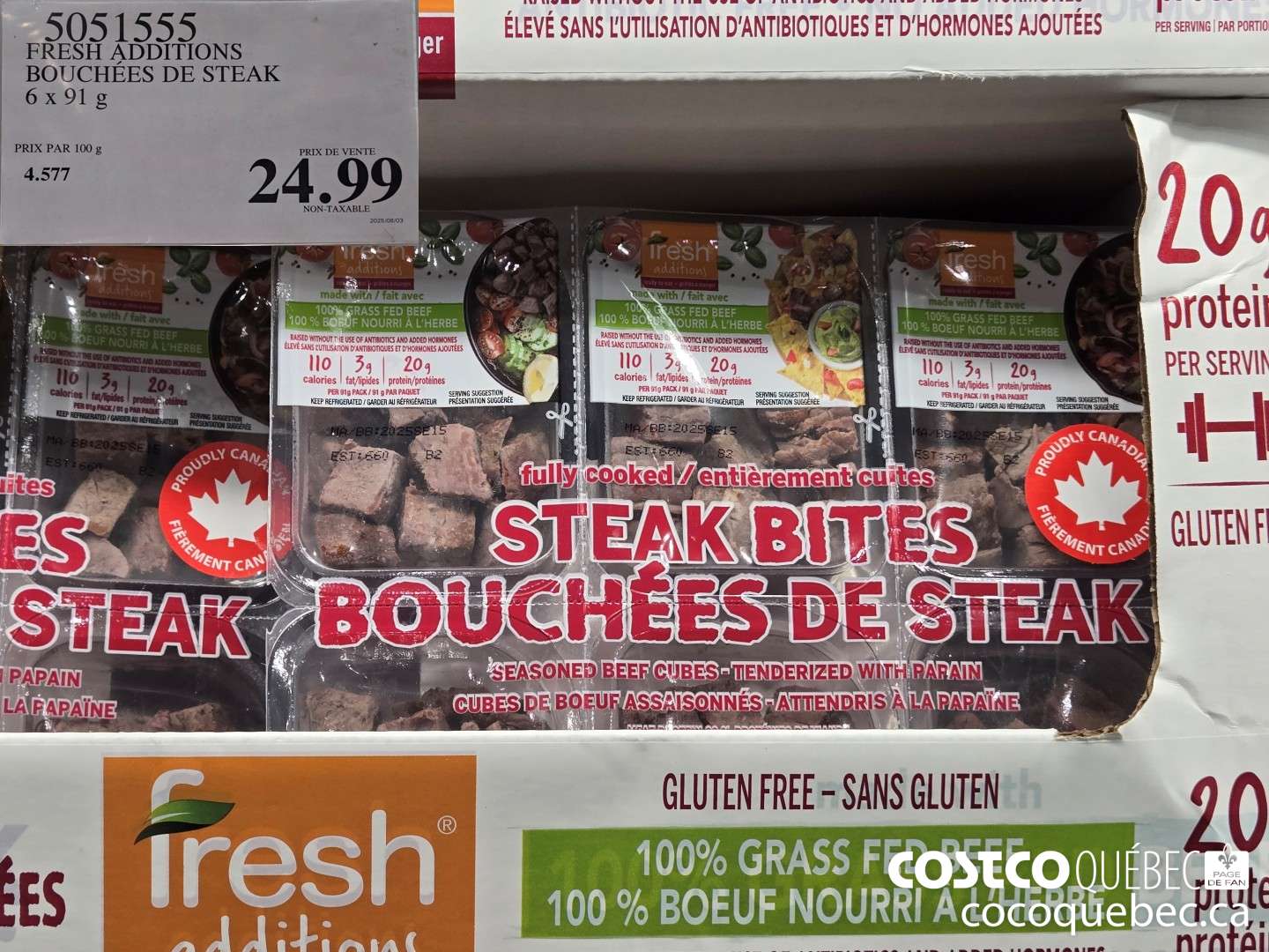 5051555 FRESH ADDITIONS BOUCHEES DE STEAK  $24.99