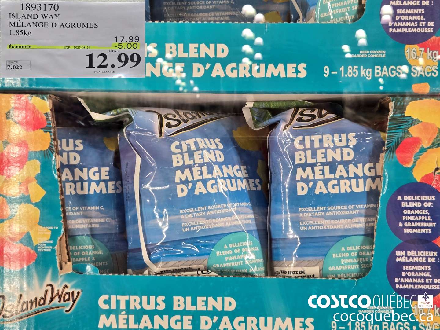 1893170 ISLAND WAY MELANGE D'AGRUMES  ($5.00 INSTANT SAVINGS EXPIRES ON 2025-08-24) $12.99