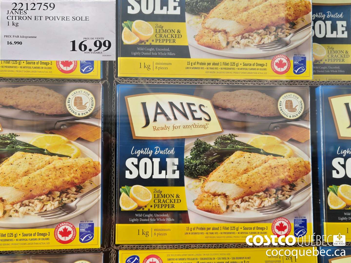 2212759 JANE CITRON ET POIVRE SOLE 1 KG  $16.99